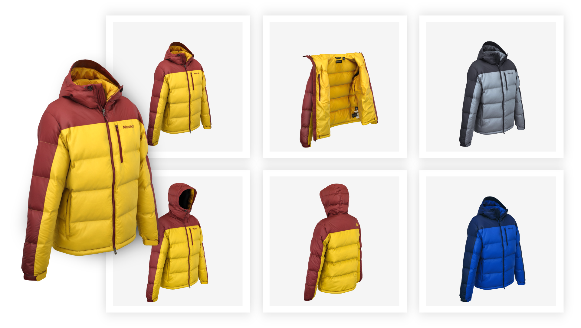 Virtual packshots of Marmott Guide model using Emersya platform