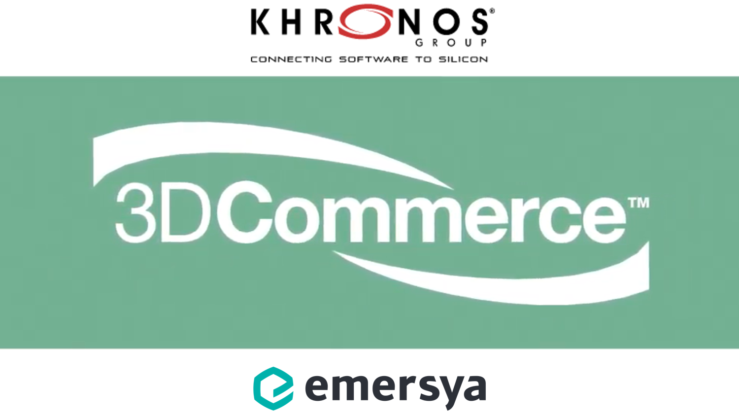 Khronos group Association logo for 3D commerce