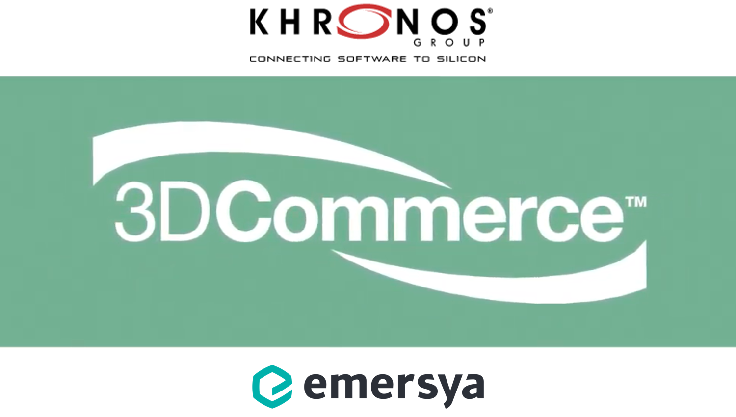 Khronos group Association logo for 3D commerce