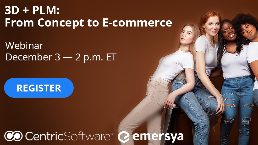 Centric Software & Emersya webinar. From concept to e-commerce. December 3