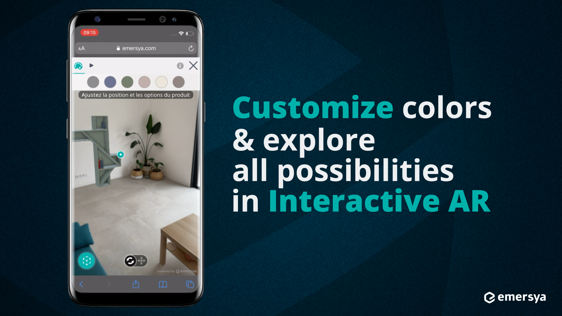 Configure furniture online in Interactive 3D, visualize configurations in Augmented Reality!