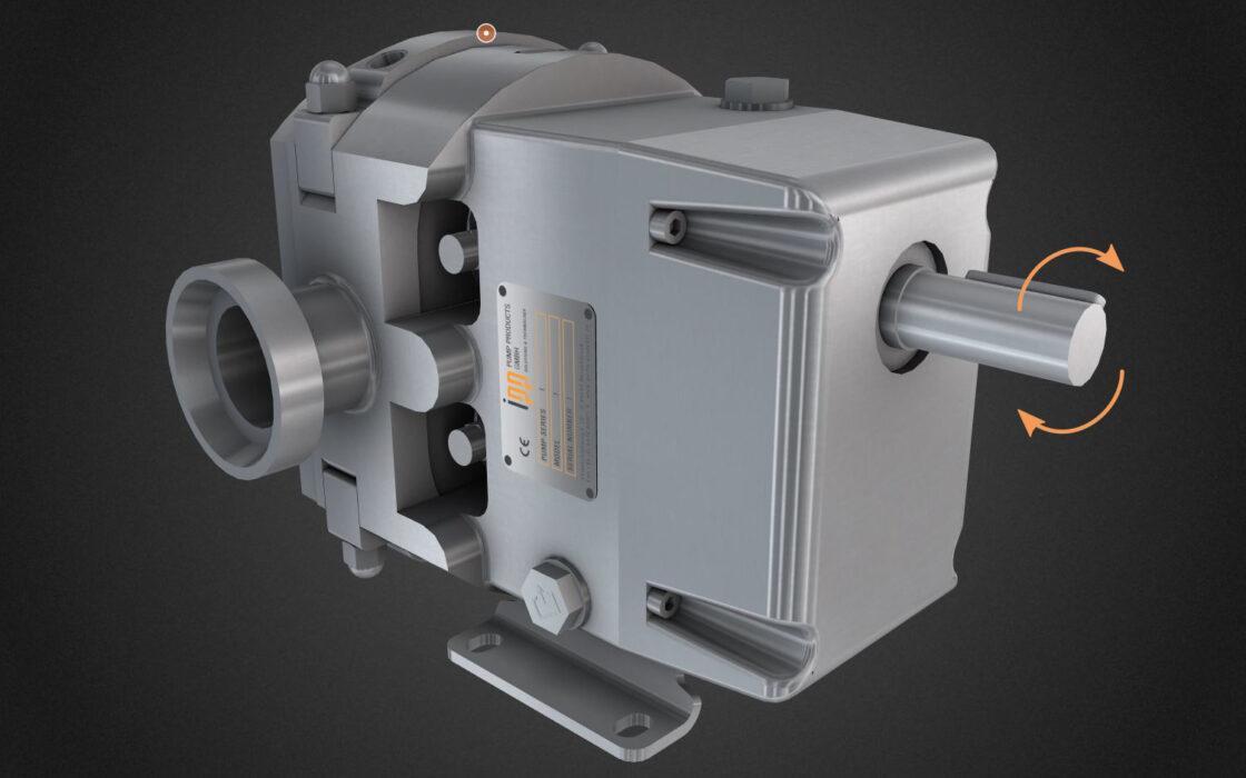 3D animation of the mechanism of the iLobe IPP pump . The 3D and the triggers allows the brand to organize scenarios for the discovery of the product by the customer on their website . IPP brand was trying to find an immersive way to illustrate how the mechanisms work and the high level of technology of their pumps.