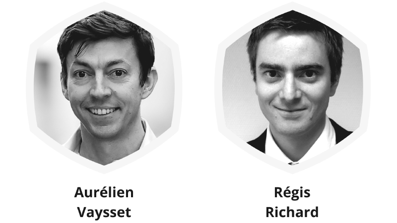 Pictures of the 2 founding partners of Emersya. First picture present Aurélien Vaysset, Co-founder & CEO and the second picture present Régis Richard, Co-founder & President.