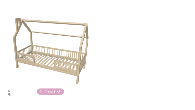 Interactive 3D preview of a custom cabin bed configuration on Mon Lit Cabin's website