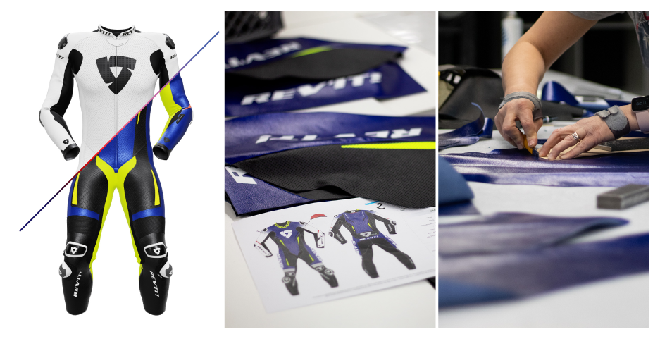 REV'IT Tailortech design challenge present the bespoke motorcycle suit personalization process