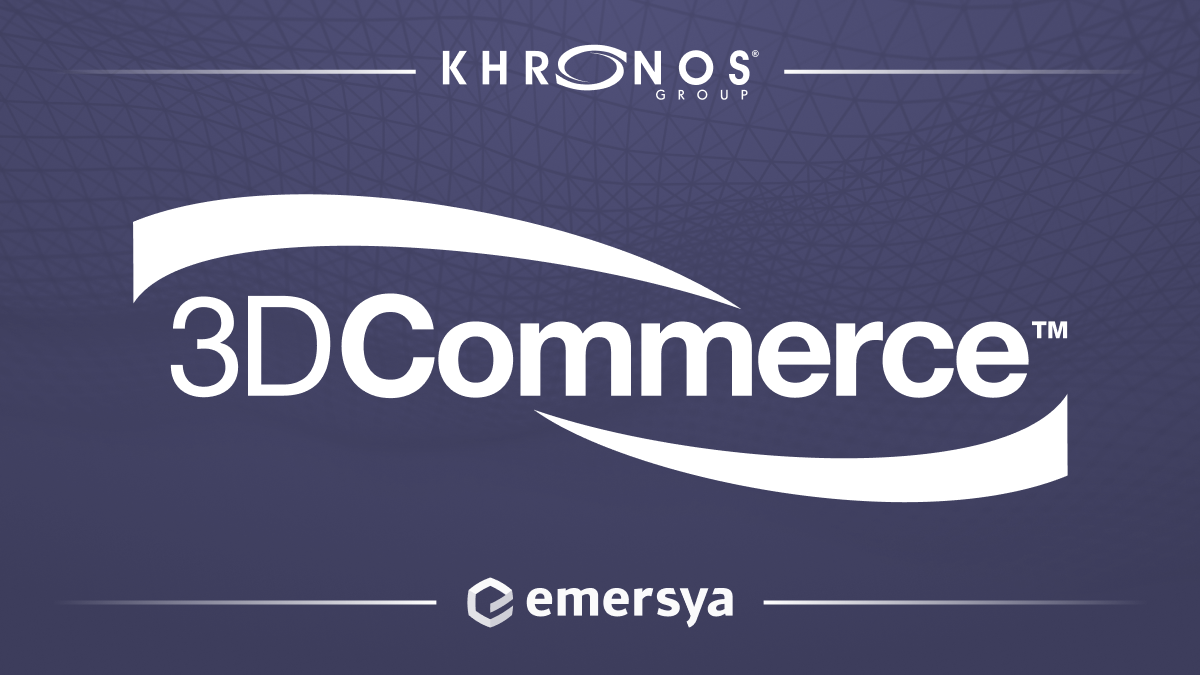 Khronos group Association logo for 3D commerce