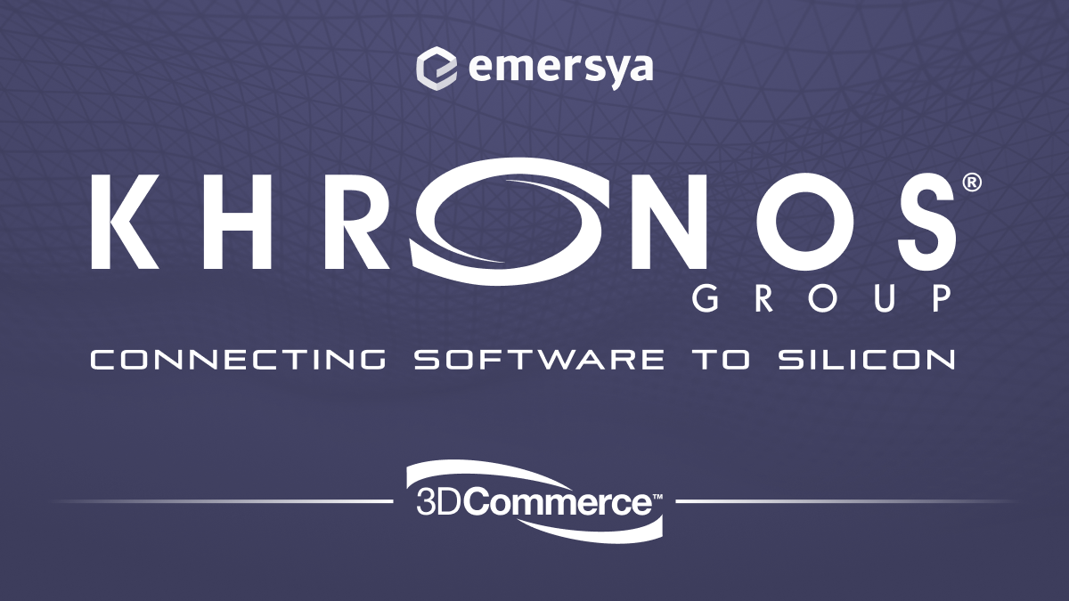 Khronos group Association logo for 3D commerce