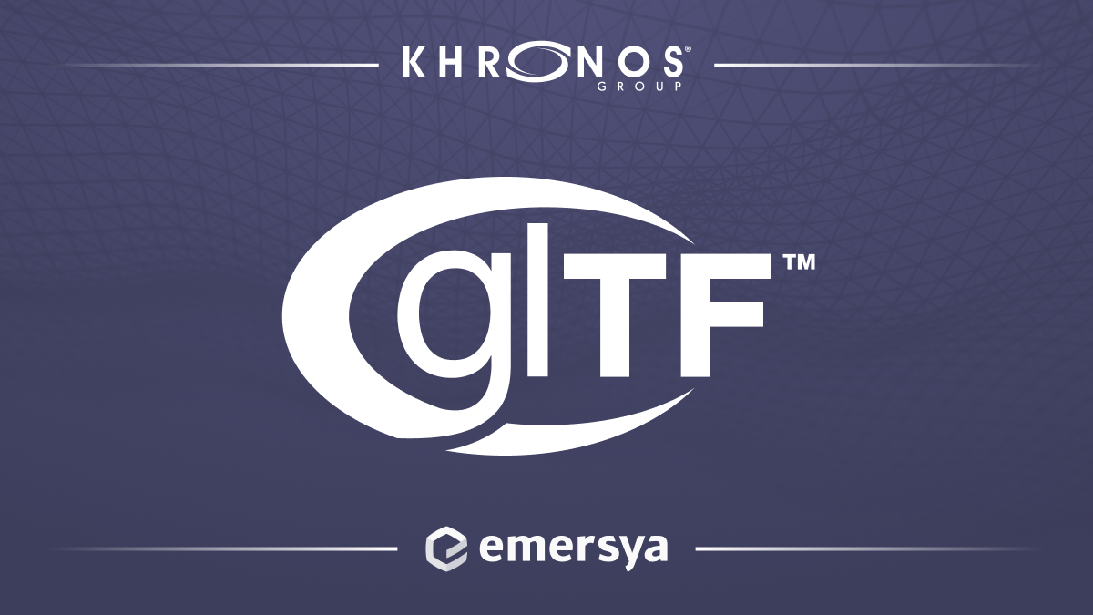 Khronos group Association logo for glTF